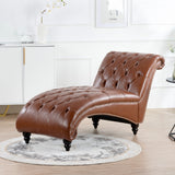 Tufted Armless Chaise Lounge