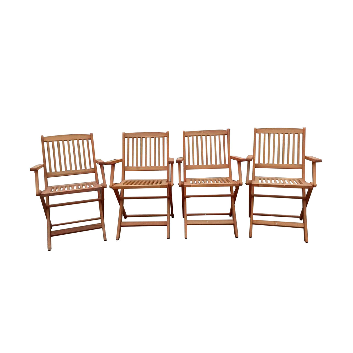 Foldable Patio chair Set (Set of 4) - Teak