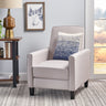 Linen Push Back Chair For Elegant Home