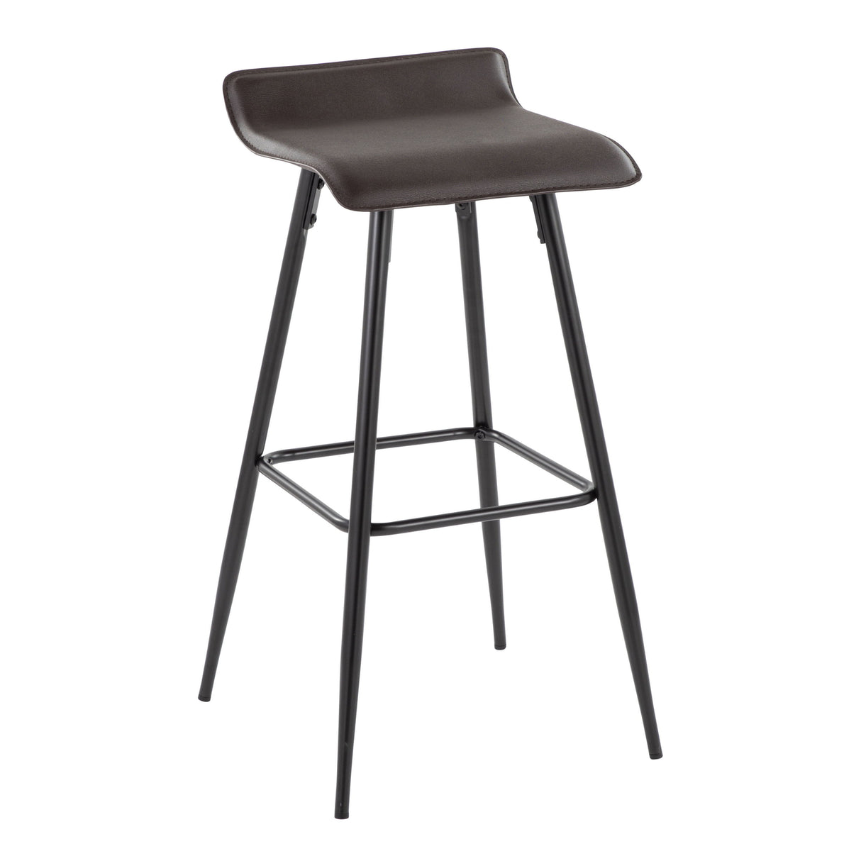 Ale - Contemporary Fixed-Height Bar Stool (Set of 2)