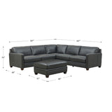 Naples - Leather Sectional