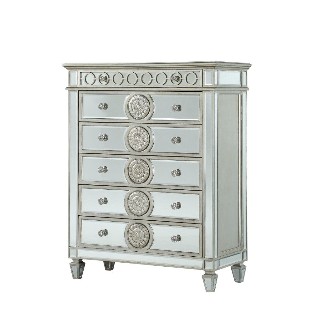 Varian - Mirrored Chest - Silver