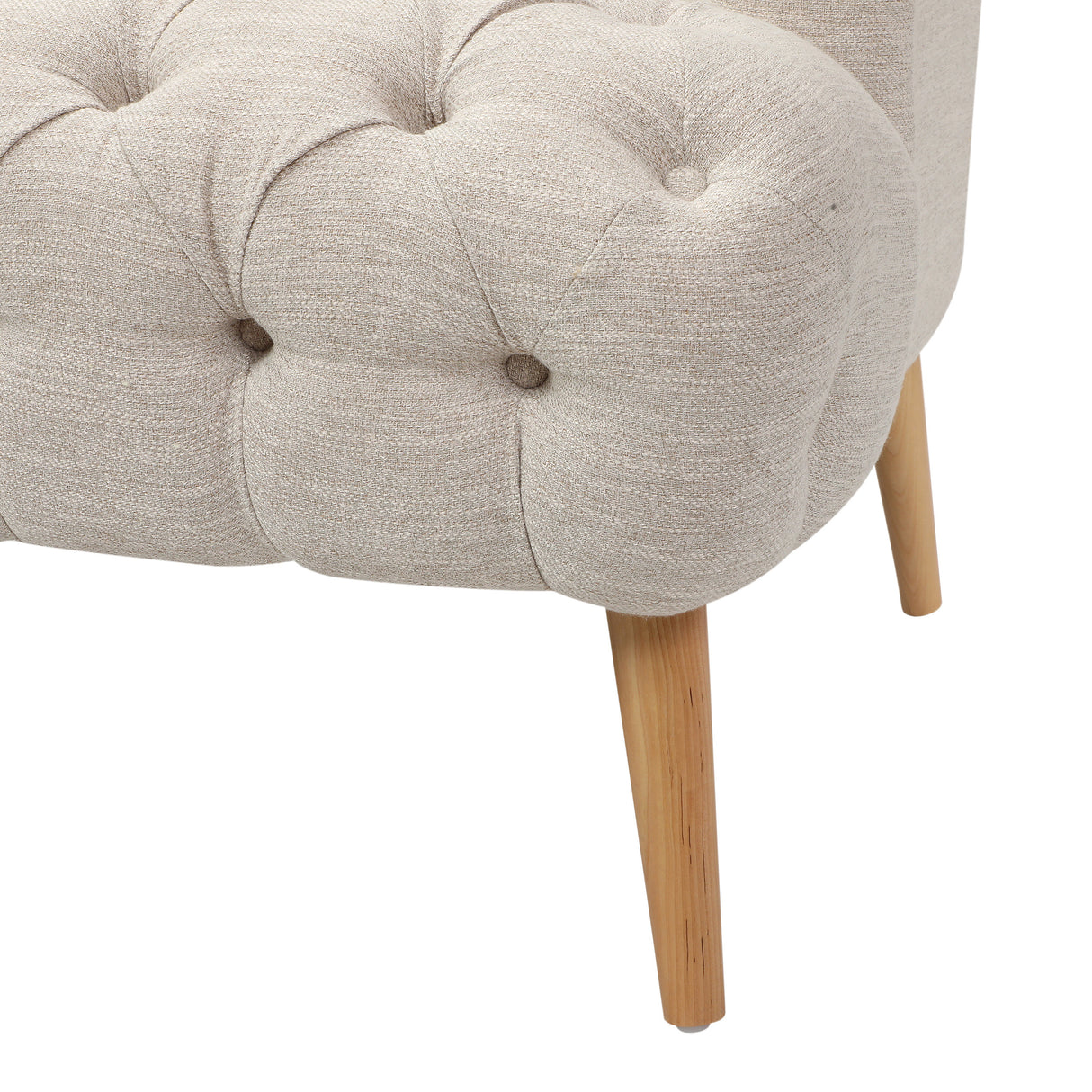 Sturdy Velvet Sofa - Beige