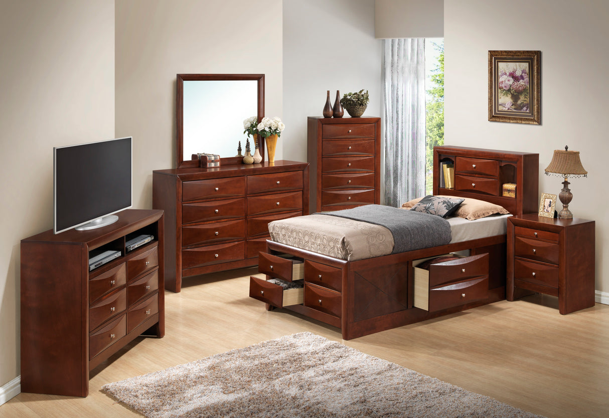 Marilla - Storage Bed With Bookcase Headboard