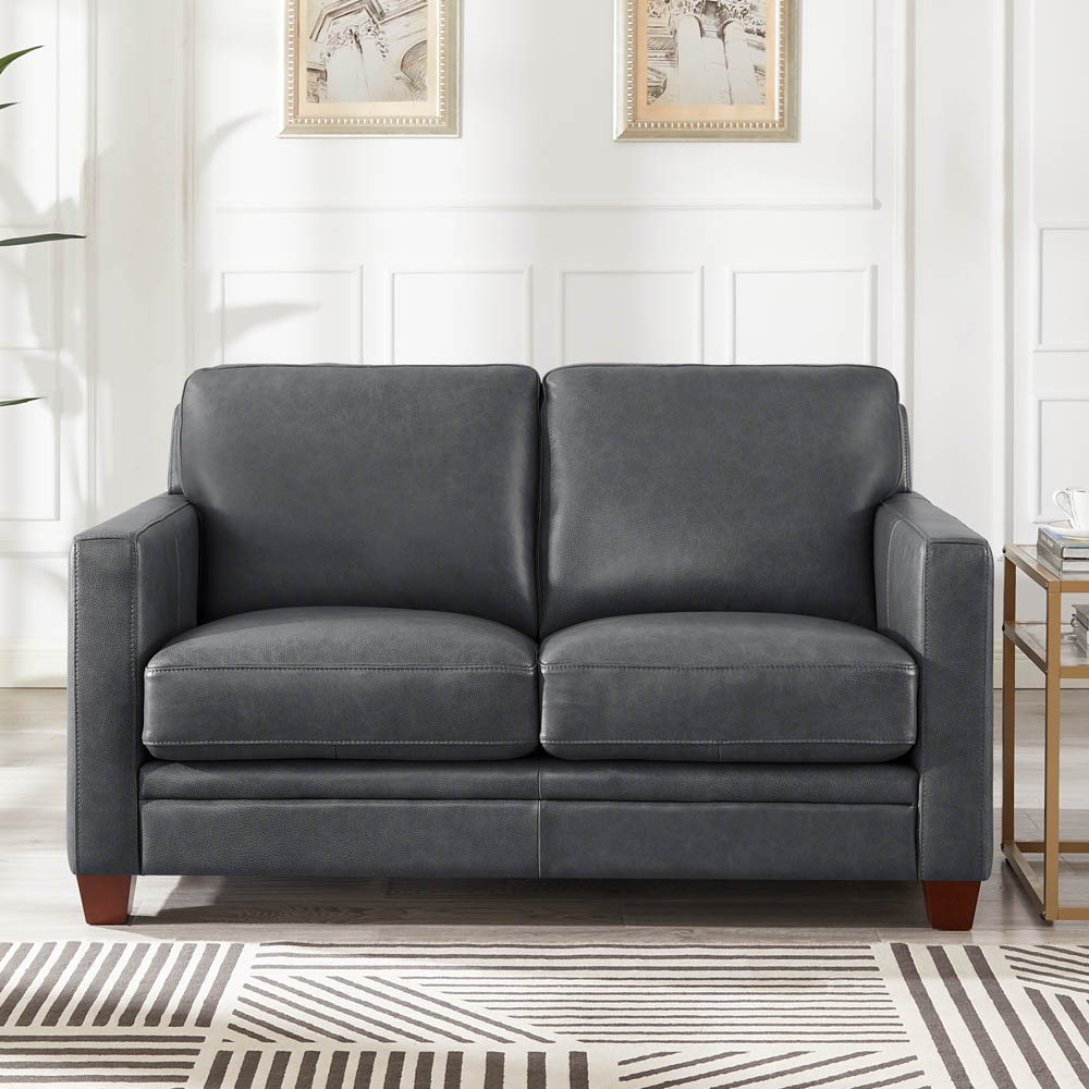 Naples - Leather Loveseat