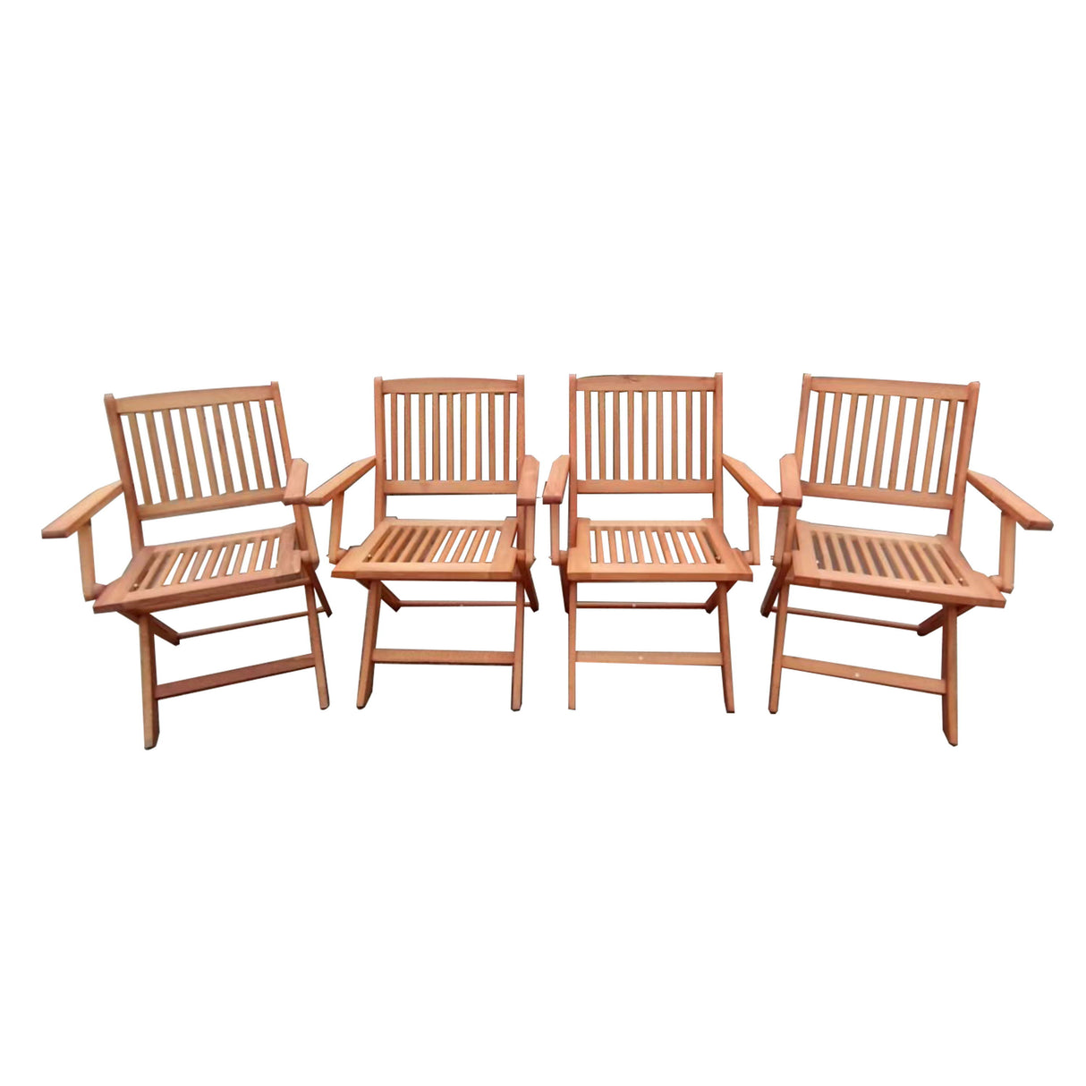 Foldable Patio chair Set (Set of 4) - Teak