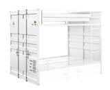 Cargo - Full Bunk Bed With Trundle - White