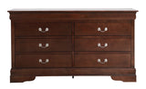 Louis Phillipe - 6-Drawer Dresser