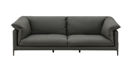 Tadi - Top Grain Leather Sofa - Black