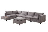 Madison - Modular Sectional Sofa Chaise With USB Storage Console Table