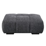 Chosen - Chenille Ottoman - Gray