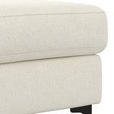 Ava - Mid Century Ottoman - Cream