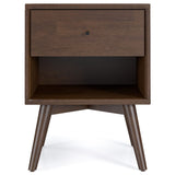 Caroline - Mid-Century Modern Style Night Stand - Brown