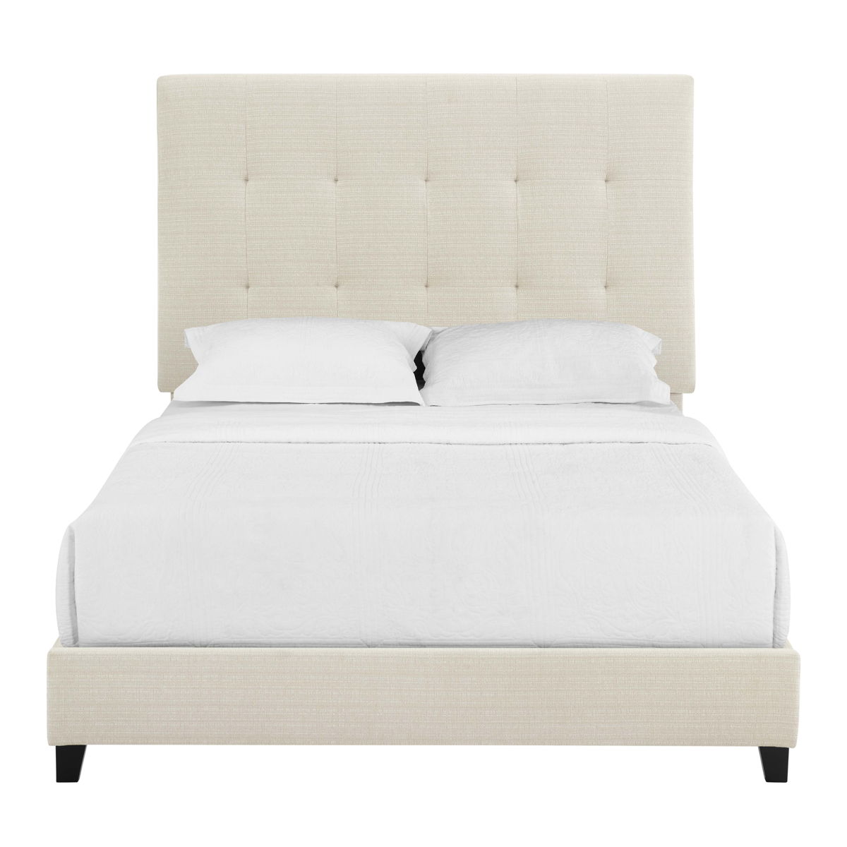 Tufted Upholstered Platform Bed