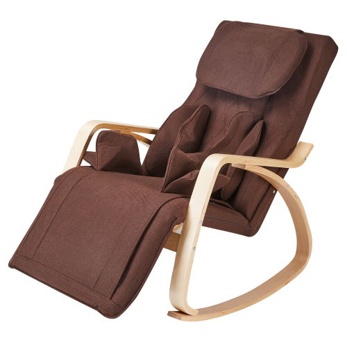 Full Massage Function Rocking Chair - Brown