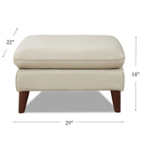 Solana - Leather Ottoman