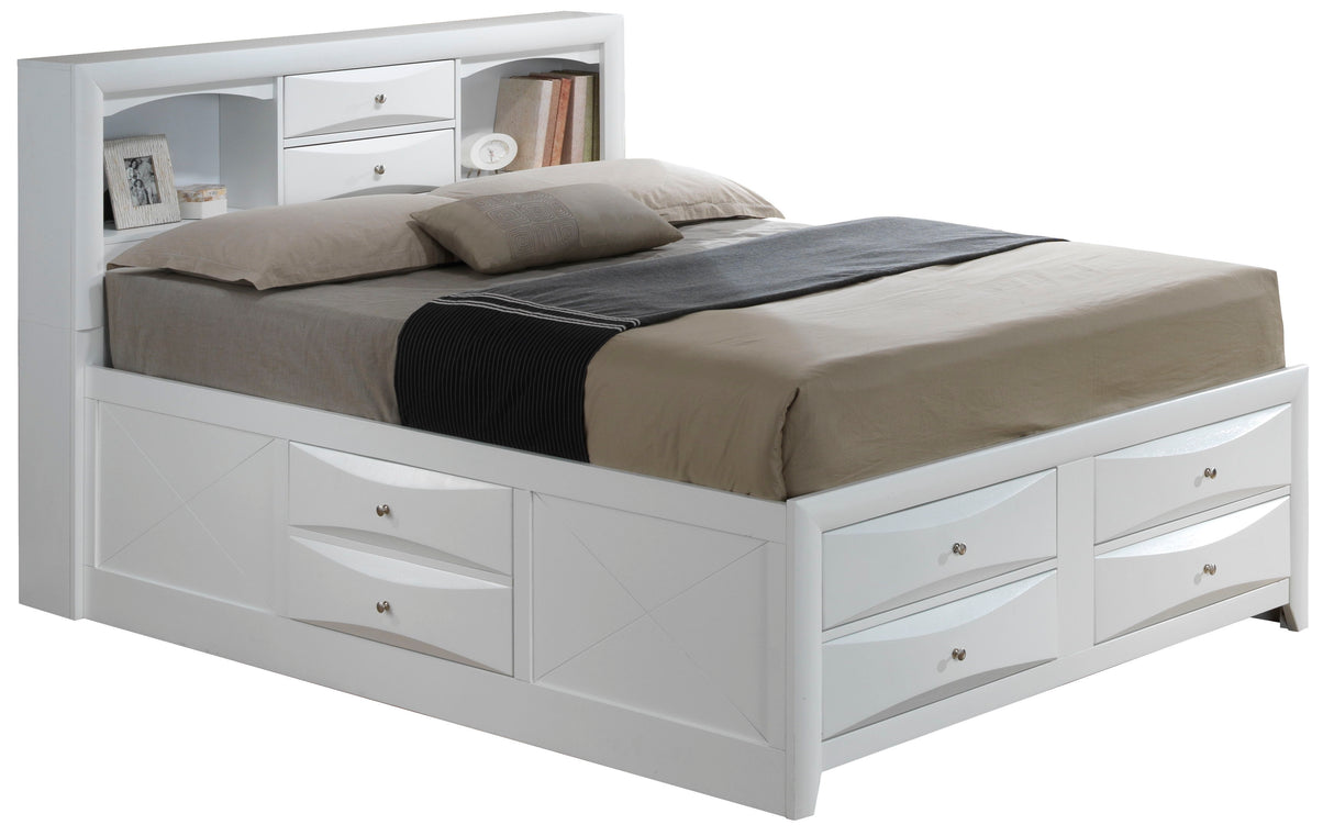 Marilla - Storage Bed With Bookcase Headboard