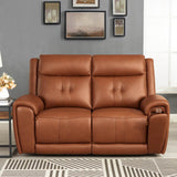 Emma - Power Headrest Zero Gravity Reclining Loveseat - Brown