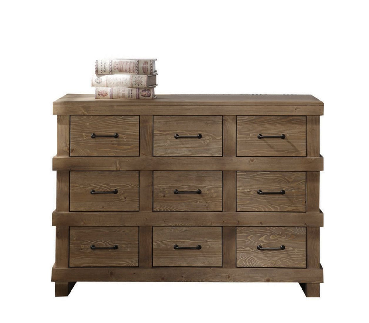 Adams - Anqtique Dresser - Brown Oak