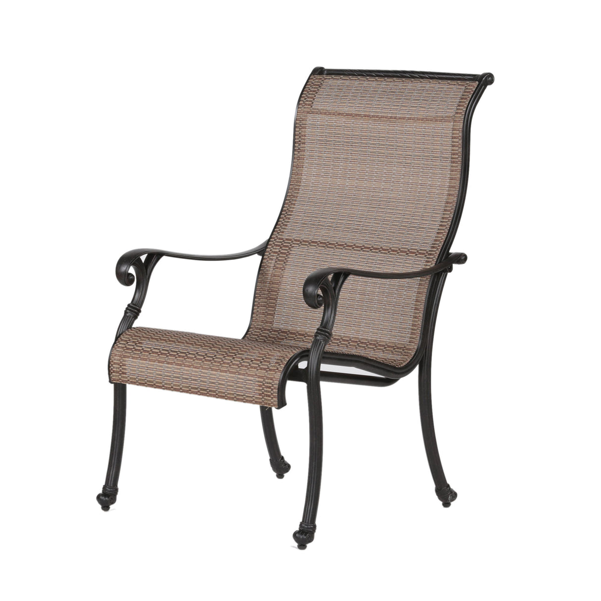 Patio Outdoor Patio Chairs With Aluminum Frame (Set of 2) - Bronze