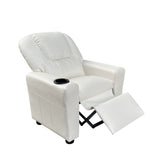 Marisa - PU Leather Kids Recliner Chair With Cupholder