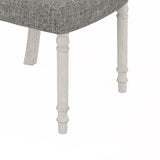 Tannen - Dining Side Chair (Set of 2) - White And Gray