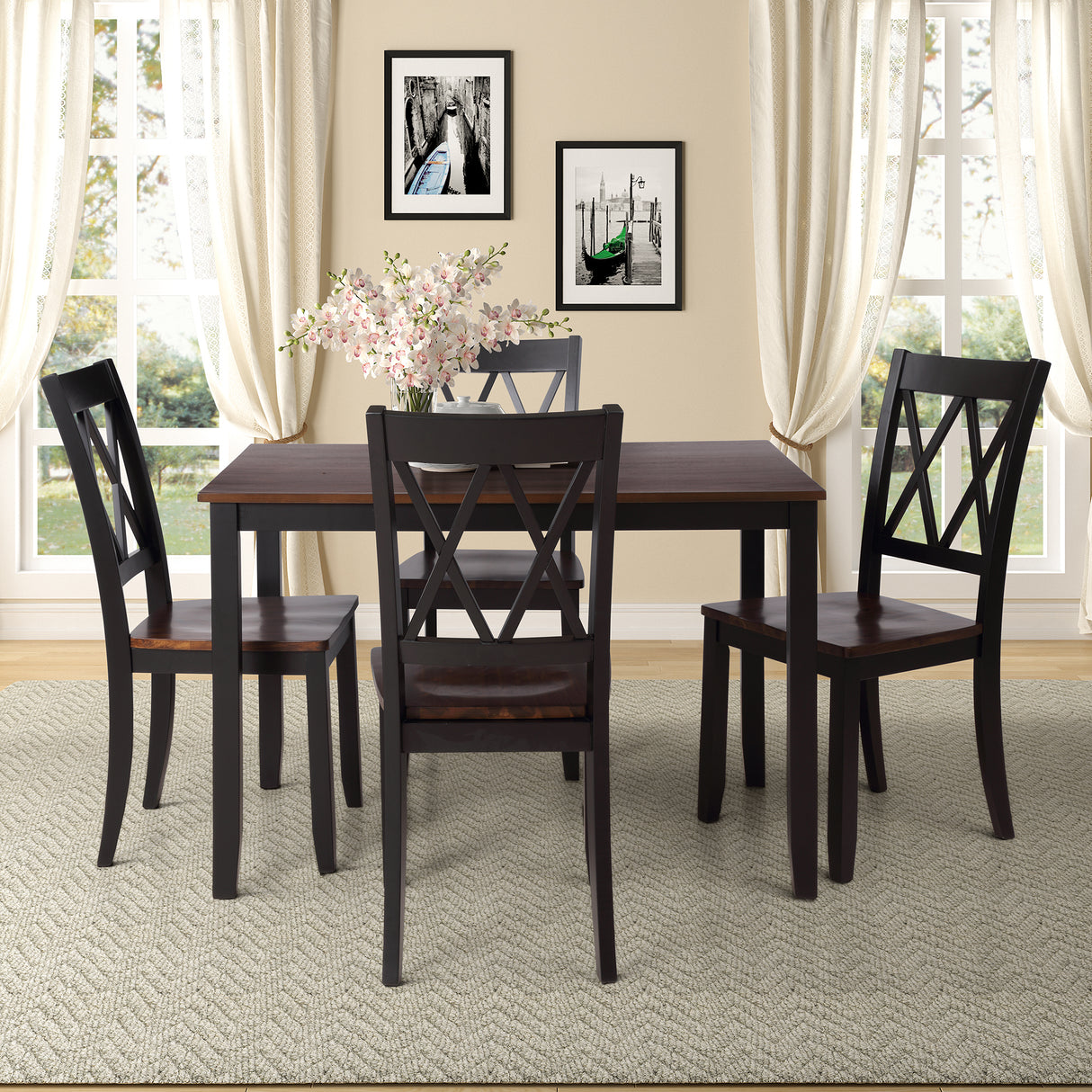 5-Piece Dining Set - Cherry