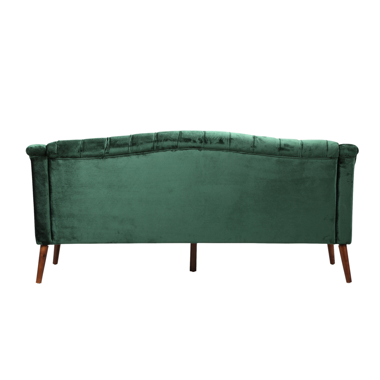 Sturdy Velvet Sofa - Green