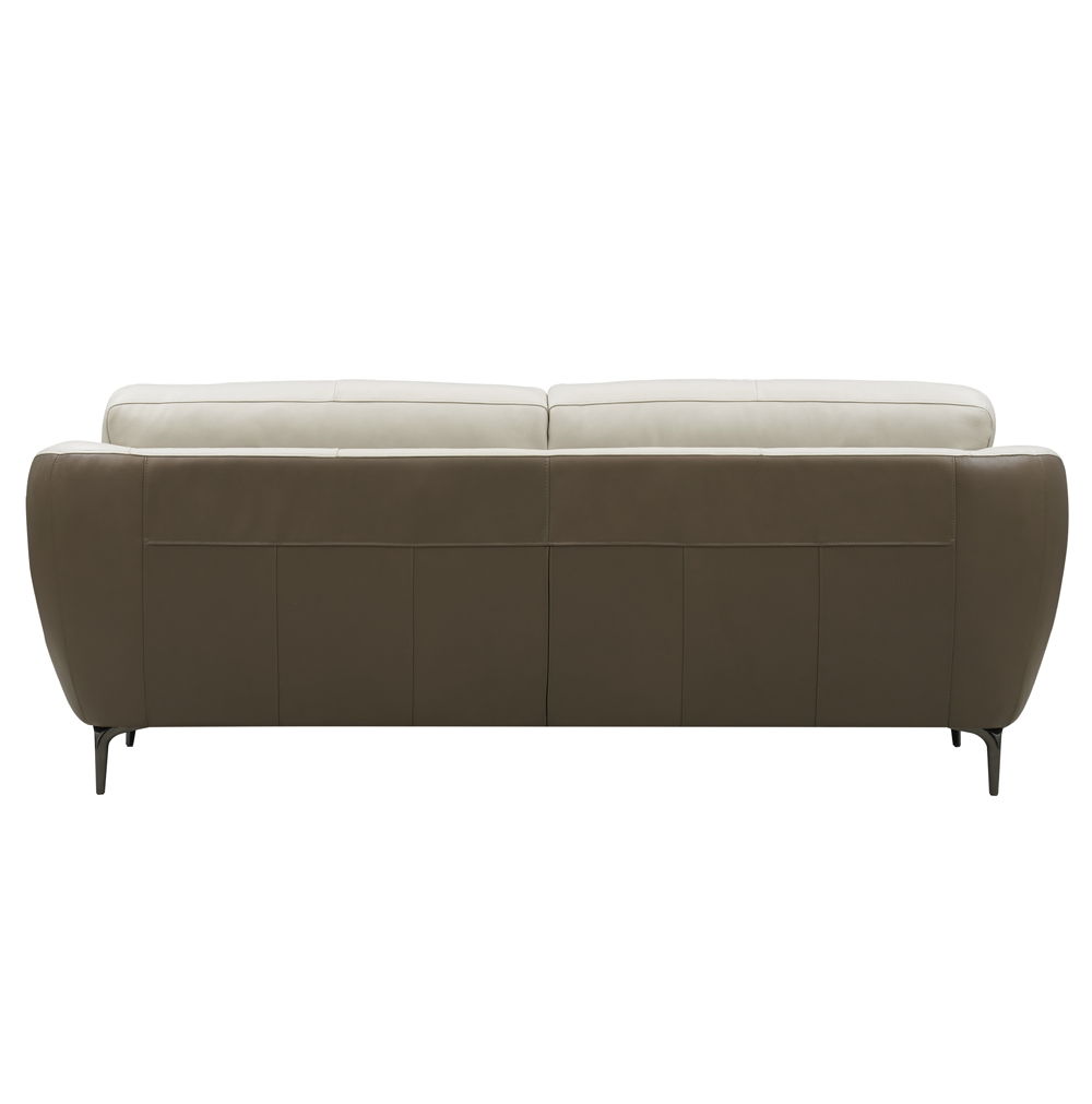 Makena - Leather Sofa - Beige