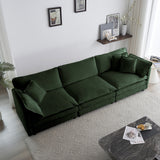 2 Pc Chenille Living Room Set - Green