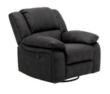 Marshall - Swivel Gliding Recliner - Black