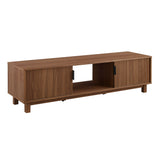 Modern Fluted Door Minimalist TV Stand