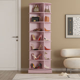 New 360 Rotating Shoe Cabinet 7 Layers Holds Up To 28 Paris Of Shoes