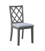 Carlisle - Cross Back Side Dining Chair (Set of 2) - Gray