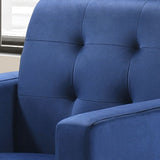 Hale - Velvet Accent Armchair With Tufting