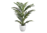 28" Tall, Artificial Plant, Palm Tree, Indoor, Faux, Fake, Floor, Greenery, Potted, Real Touch, Decorative - Green / White