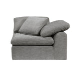 Naveen - Linen Modular Sectional Sofa With Ottoman - Gray