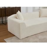 2 Piece Boucle Cloud Living Room Set, Beige