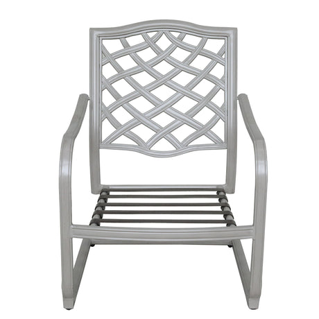 Aluminum C Spring Chair (Set of 2) - Basalt