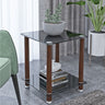 Side Table, 2 Tier Space End Table, Modern Night Stand, Sofa Table, Side Table With Storage Shelve