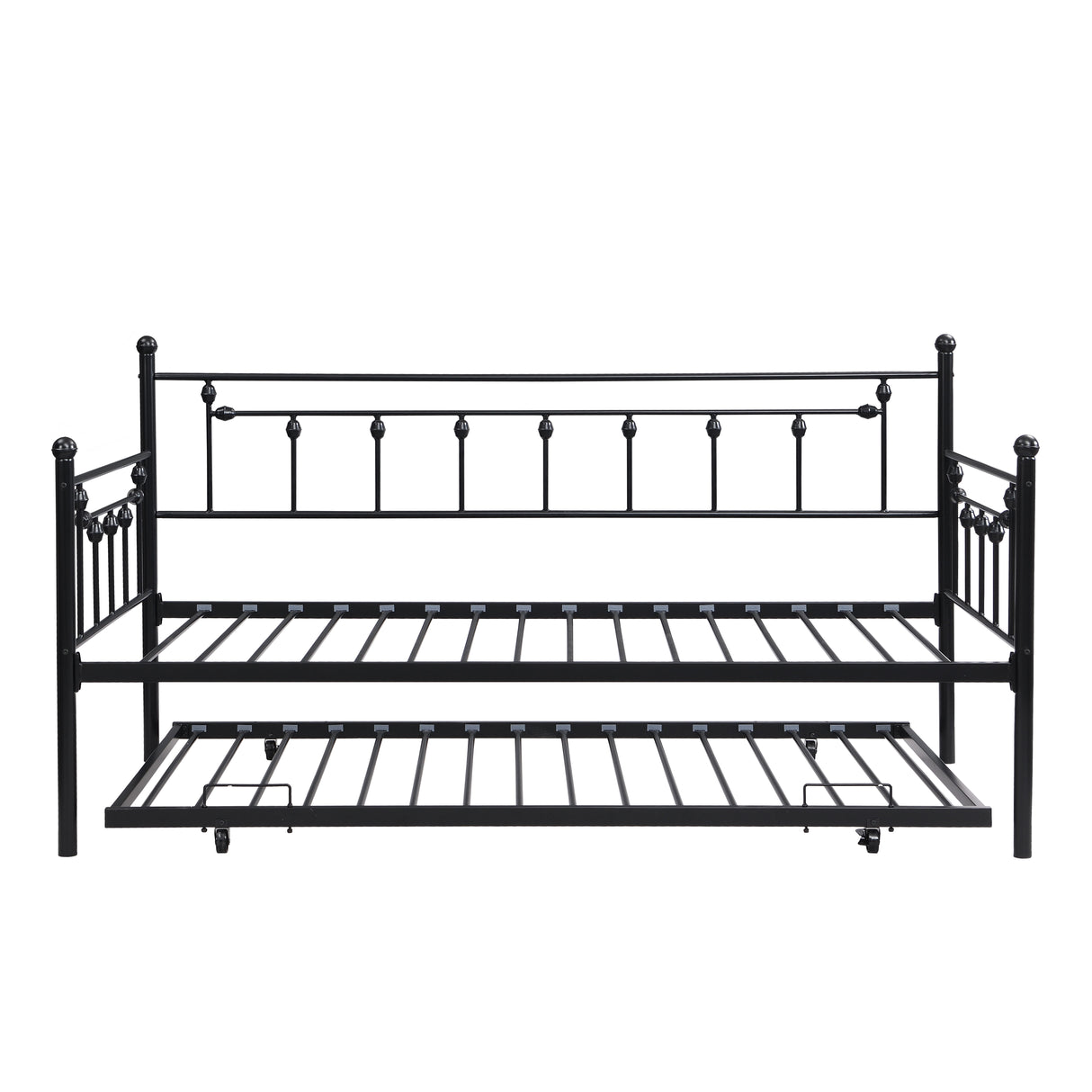 Twin Daybed With Trundle - Black