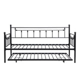 Twin Daybed With Trundle - Black