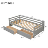 Daybed With 2 Storage Drawers