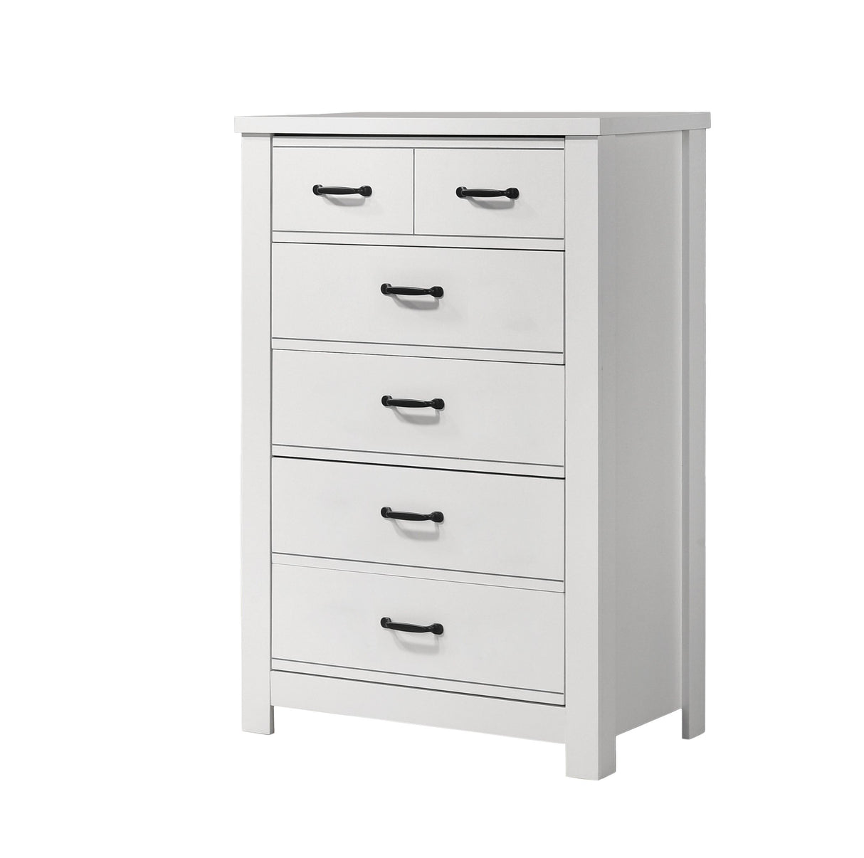 Cassini - 5 Drawer Chest - White