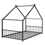 Metal House Bed