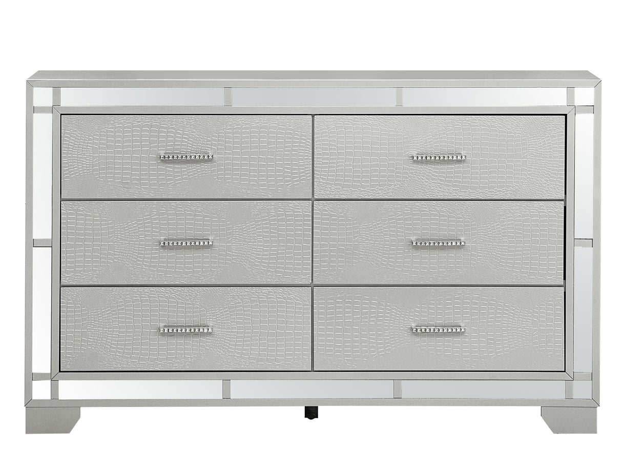 Madison - Dresser - Silver Champagne