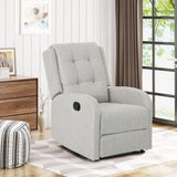 Wide - Manual Standard Recliner - Beige