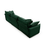 Corduroy 2 Piece Living Room Set - Green