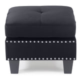 Nailer Ottoman - Black