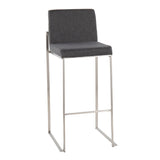 Fuji - Contemporary And Modern Elegance High Back Barstool